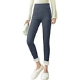 thumbnail image 1 of Leggings Prolriy con forro polar para mujer, cálidos y gruesos, de lana y terciopelo, tallas S-5XL, color gris 2 XXXL, 1 of 5