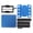 Blue, variant on Yajisi RC Car Work Stand Simulation Metal RC Repair Workstation Support Elevating Platform Rotatable For 1:8 And 1:10 Scale Models 6.3 inches / 16.0 cm Length Stunning Blue Finish