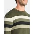 thumbnail image 4 of George Men's and Big Men's Chest Stripe Sweater, Midweight, Sizes S-3XL, 4 of 5