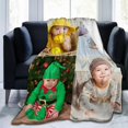 thumbnail image 5 of Custom Picture Blankets for Couples Girlfriends Personalised Blanket with 9 Photos Text Customised Throw Blanket Gifts for Adults Kids Birthday Christmas New Year Mothers Fathers Valentines Day, 5 of 5
