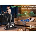thumbnail image 6 of FUNMILY Ultra-Quiet Heavy Duty Elliptical Machine | 400LBS Capacity, 15-Inch Natural Stride, 14 Resistance Levels, Low Impact Cardio for Home Gym, Seniors & Small Spaces, 6 of 9