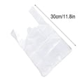 thumbnail image 3 of 100 White Bags, 20Cm×32Cm (≈8Inch×12.6Inch) Regular Size Disposable Tote Bags For Shopping, Grocery, Takeout, Storage - Lightweight And Durable With Handles For Daily Use,, 3 of 7