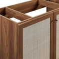 thumbnail image 2 of Pemberly Row 36" Modern Wood Bathroom Vanity Cabinet with Rattan Door in Walnut, 2 of 9