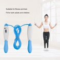 thumbnail image 3 of Counting Skipping Rope Jump Ropes Sport Fitness Exercise Tool Fast Speed Counting Rope Skipping Wire, Blue, 3 of 5