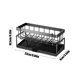 thumbnail image 3 of Estante de almacenamiento de cocina de acero inoxidable | Soporte para esponja de paño de cocina montado en la pared | Estante de filtro de agua | Sin instalación de perforación | Organizador que, 3 of 6