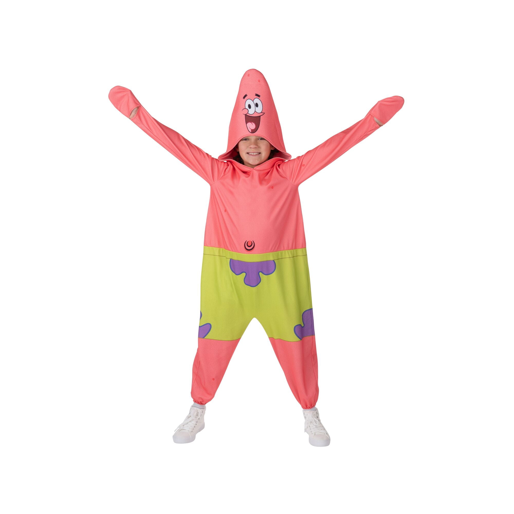 Nickelodeon Patrick Halloween Costume for Children, Boy's Size S (6/7), by Jazwares