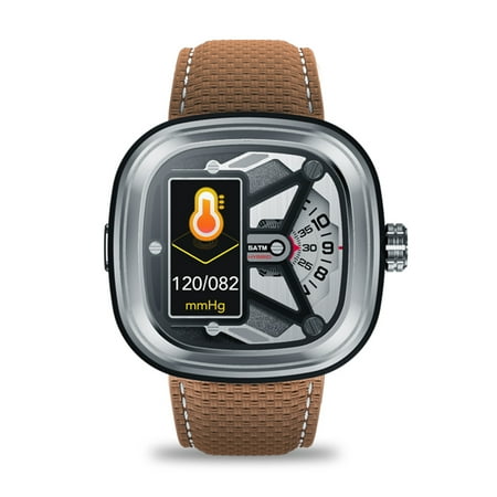 Dual Smart Set Alarm Clock Zeblaze 2 Smart Watch 0.96'' IPS Display Screen Wristwatch Dual Modes BT4.0 Heart Rate Blood Pressure Sleep Female Health Tracking Smart Timer Countdown Stopwatch Alarm Clock Outdoor Sports 5ATM Wate ()