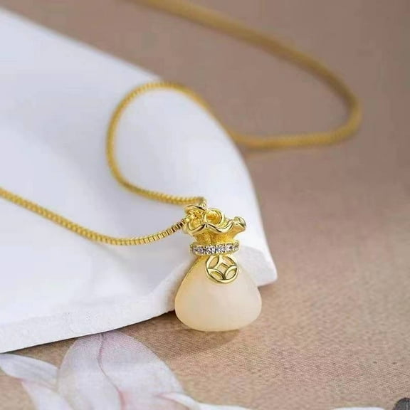 Vintage Money Bag Necklace For Women