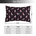 thumbnail image 2 of Salouo Poodle Dog Pattern Pillow Cases,1PC Pillow Covers with Envelope Closure Decorative Pillow Case for Bed Couch,Pillows Not Included-16"x24", 2 of 6