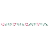Small Rose Wall Stencil SKU #711 by Designer Stencils