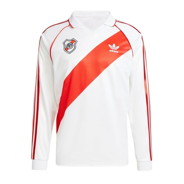 Jersey Playera Adidas de Manga Larga del River Plate del 94 Retro Para hombre