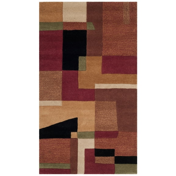 SAFAVIEH Rodeo Drive Phillis Abstract Wool Area Rug, Multi, 3'6" x 5'6"