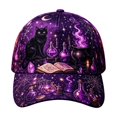 thumbnail image 3 of Halloween Print Baseball Cap Adjustable Snapback for Men Women Curved Brim Classic Casual Daily Hat, 3 of 6