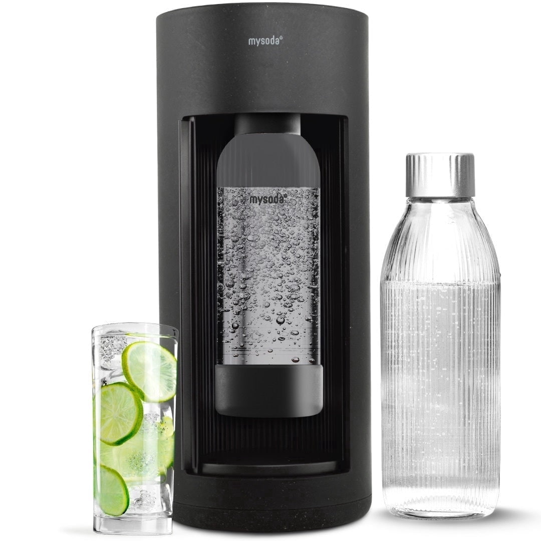 Mysoda Ruby 2 Sparkling Water Maker Soda Machine Silent Black Copper No Electricity