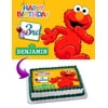 Elmo Sesame Street Edible Cake Image Topper Personalized Picture 1/4 Sheet (8"x10.5")
