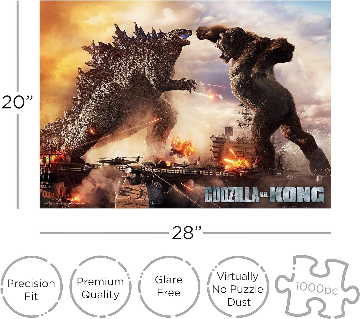 JIGSAWPUZZLE GODZILLA 超極レア（1000PIECE） Godzilla 1000-Piece