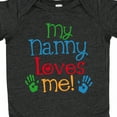 thumbnail image 4 of Inktastic My Nanny Loves Me Grandson Boys or Girls Baby Bodysuit, 4 of 5