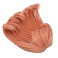 thumbnail image 4 of Peluca de muñeca articulada con bola 1/6, con flequillo, cuero cabelludo simulado, Seda de alta temperatura, pelo de muñeca para muñeca de 15,5 a 17cm, zanahoria, naranja, 4 of 5