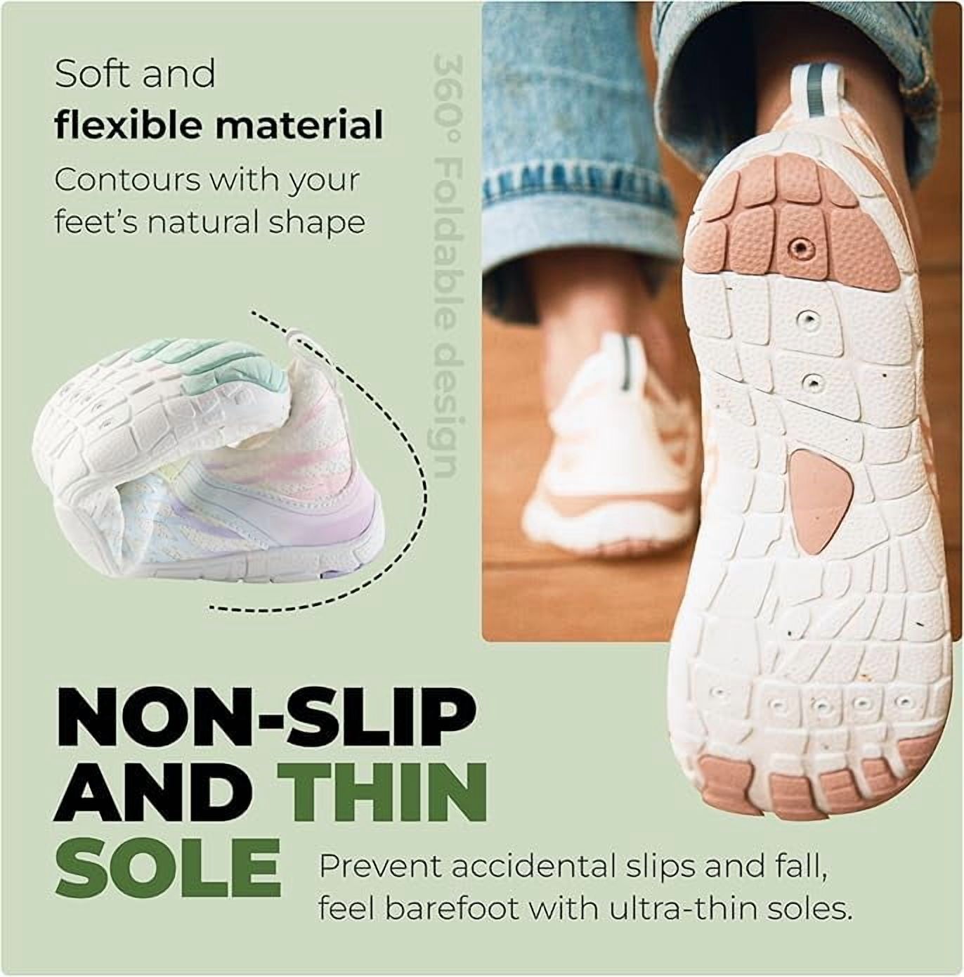 Hike Footwear HF Signature Lavender Healthy & Non-slip Barefoot Shoes Unisex, Walking and Daily Wear