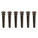 thumbnail image 1 of 6 uds., pasadores de puente de de cuerda de guitarra de Metal negro y negro, reemplazos prácticos Yuyangstore La guitarra parte, 1 of 5
