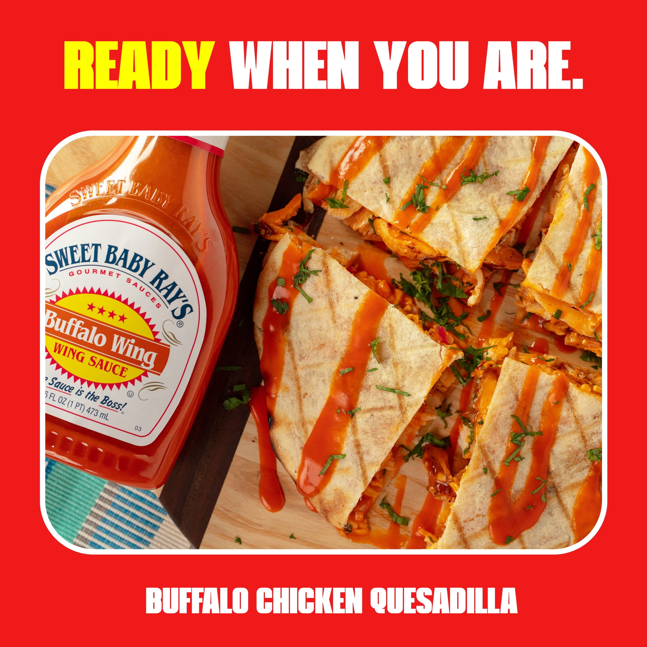 (3 pack) Sweet Baby Ray's® Buffalo Wing Wing Sauce 22 fl oz