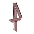 thumbnail image 1 of INSPIRAR CHIC Bufandas Elegantes de Doble Cara para Mujeres, Puntiagudas y Ajustadas, Color Rosa, 1 of 5