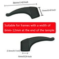 thumbnail image 2 of Ganchos para las orejas de las gafas - 10 pares Soporte para correas de gafas deportivas para niños y adultos, retenedor de gafas, soporte antideslizante de silicona para gafas, 2 of 5