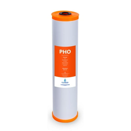 Express Water – Polyphosphate Replacement Filter – PHO Large Capacity Water Conditioner Cartridge – Whole House Anti Scale Filtration – 4.5” x 20” inch
