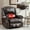 Brown, variant on Resenkos Fabric Recliner Chair with 8-Node Massage, Heating, and Swivel Rocker Functions, Gray