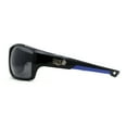 thumbnail image 4 of Locs Oversize Wrap Around Mens Biker Sunglasses Black Blue, 4 of 4