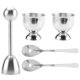 thumbnail image 3 of Egg Cracker Topper Set – Soft Hard Boiled Eggs Separator Tool – Include Spoons and Cups-Shell Remove, 3 of 5