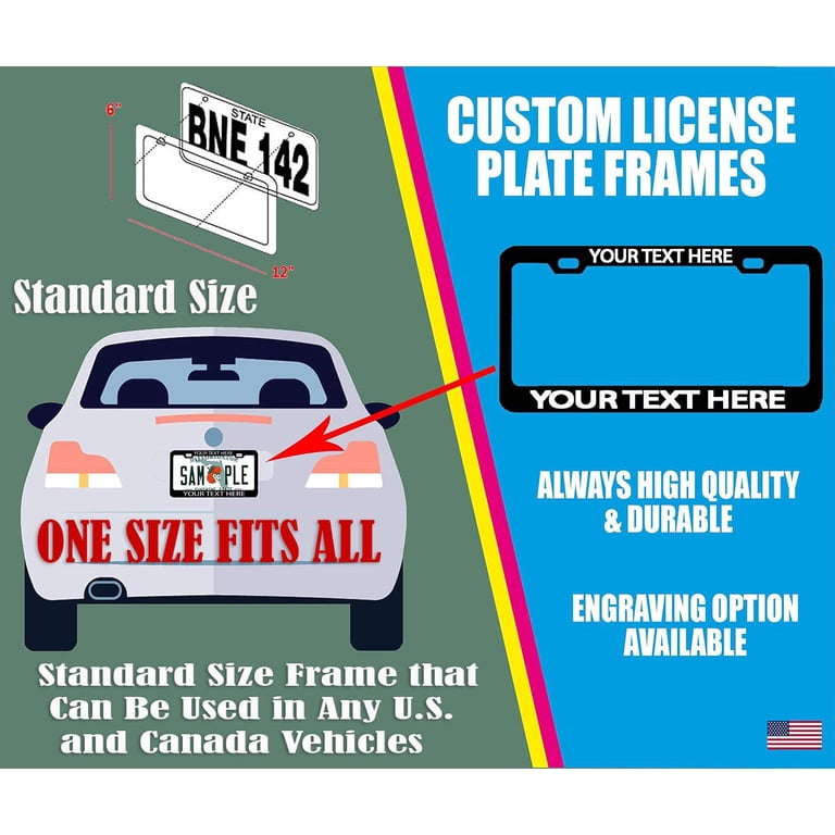 License Plate Frame Chihuahua