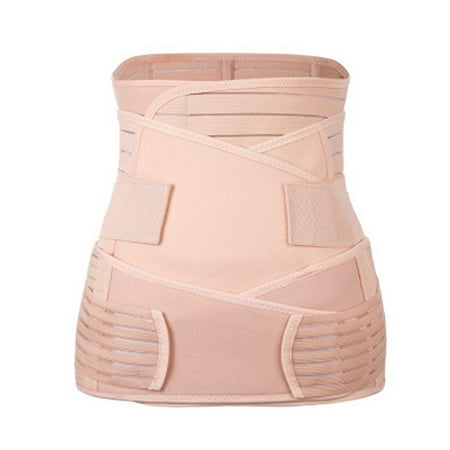 

Postpartum Abdominal Wrap Postpartum Belt 3-in-1 Belt C-section Brace Recovery Waist Pelvic Binder Postnatal(Package 1pcs)Correct posture support abdominal muscles