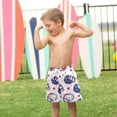 thumbnail image 4 of FORMRS Boys Swim Trunks Quick Dry Mesh Liner Boardshorts Sizes XS-XL, Cartoon American Football Helmets, 4 of 7