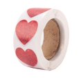 thumbnail image 2 of Glitter Stickers Roll,Heart Labels for Wedding(500Pcs/Roll), 2 of 5