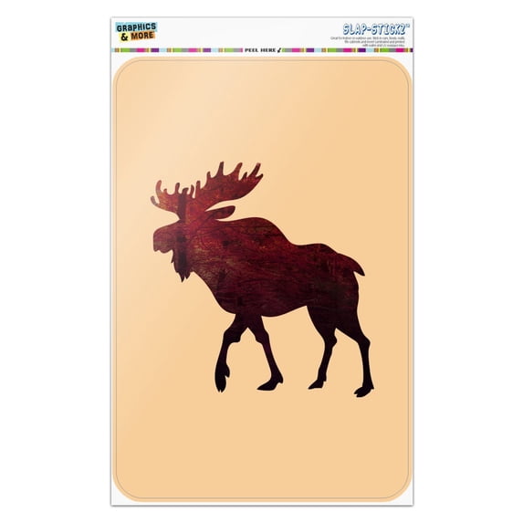 Moose Red Forest Home Business Office Sign