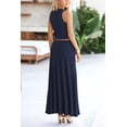 thumbnail image 2 of Conjunto de Falda Maxi de 2 Piezas para Mujer PRETTYGARDEN Azul Marino XL, 2 of 7