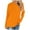 Orange-02, variant on STETMN Women's Long Sleeve Cotton Tops Fall Loose Fit Crewneck Shirt Lightweight Tee with Pocket