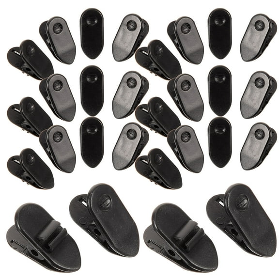 100Pcs Headphone Cable Clip Headset Cord Clip Holder Plastic Cord Clamps for Headphone