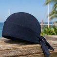 thumbnail image 5 of BELTNOV Men's Outdoor Sun Protection Bandana Hat with Breathable Mesh Sweat-Wicking, 100% Polyester, Full Head Coverage Navy, 5 of 5