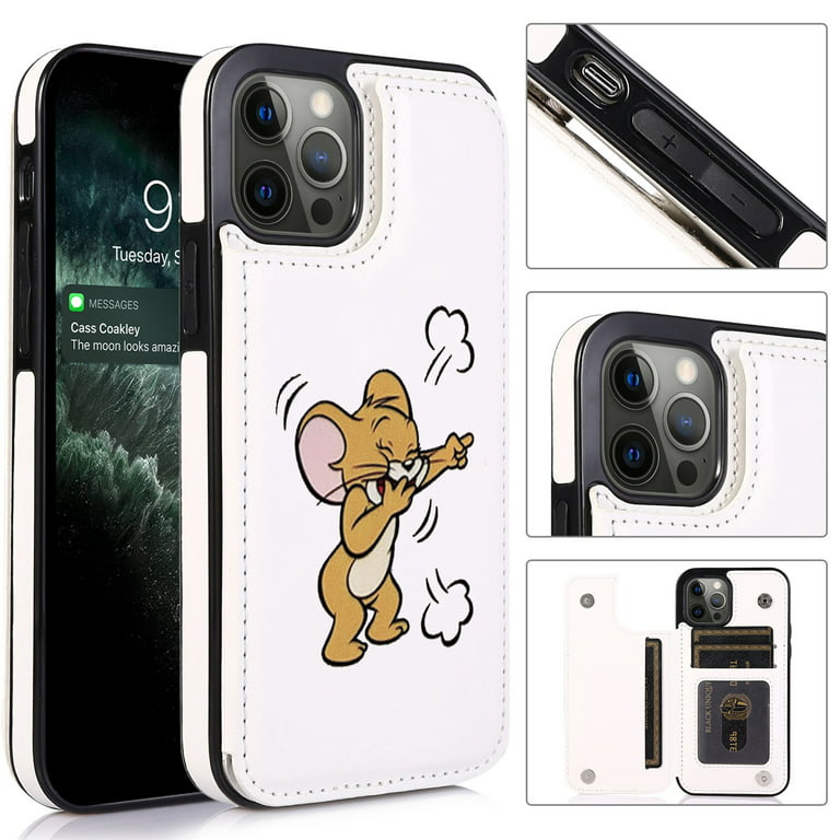 Cute iPhone Case With Card Slot Card Holder Wallet Shock 