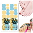 thumbnail image 1 of AYA Toe Nail Wraps Art Stickers Self Adhesive Tools Tips Polish Nail, 1 of 3