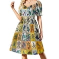 thumbnail image 1 of Vestido de manga corta de Mah Jongg vestidos de verano mujer 2025 Vestidos para fiesta de boda vestido de verano mujer 2025 Vestido, 1 of 7