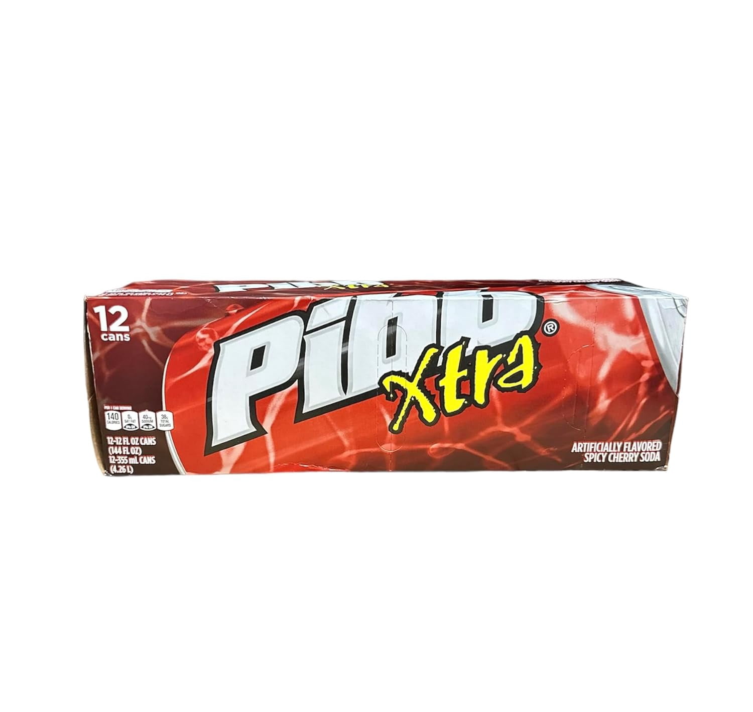 Mr. Pibb Cherry Soda Pop, 12 fl oz, 12 Pack Cans