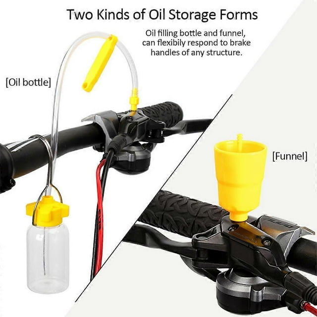 Mountain Bicycle Hydraulic Disc Brake Mineral Oil Bleed Kit Bike Brake Repair Maintenance Tools