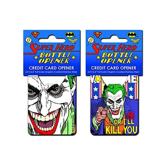 DC Comics Joker "Vote Me" Credit Card Bottle Opener