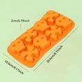 thumbnail image 2 of TIELUTT Silicone Pumpkin Chocolate Baking 2025 Mini Pumpkin Silicone Baking Halloween Pumpkins Candy Silicones Small Cake Stacking Baking Racks Candy Makers Chocolate Candy Melts and Small Foil Pans, 2 of 3