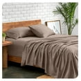 thumbnail image 2 of Queen Sheet Set - Luxury 1800 Ultra-Soft Microfiber Queen Bed Sheets - Double Brushed - Deep Pockets - Easy Fit - 4 Piece Set - Bedding Sheets & Pillowcases (Queen, Taupe), 2 of 9