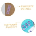 thumbnail image 3 of OULII 20Pcs Purple Decorative Push Pins with Shiny Rhinestone for Cork Bulletin Boards and Office Use, 3 of 8