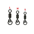 thumbnail image 3 of 20 Pcs Anneau de Pêche à la Carpe Micro Crochet Pivotant Accessoires Flexibles pour Pêche à la Carpe Pivotant avec Anneau pour D-Rig Chod Rig Tackle 20 Pcs, 3 of 6